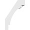 Ekena Millwork 3 1/2-in. W x 8-in. D x 12-in. H Merced Architectural Grade PVC Knee Brace BRCP035X08X12MRC - alternate 4